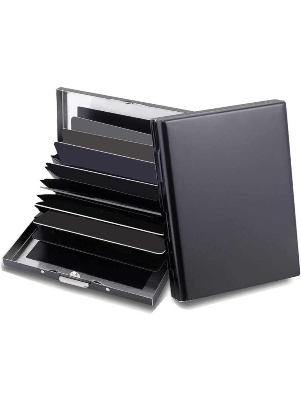 Sleek RFID Credit Card Holder Wallet - Metal Business Card Case for Men & Women